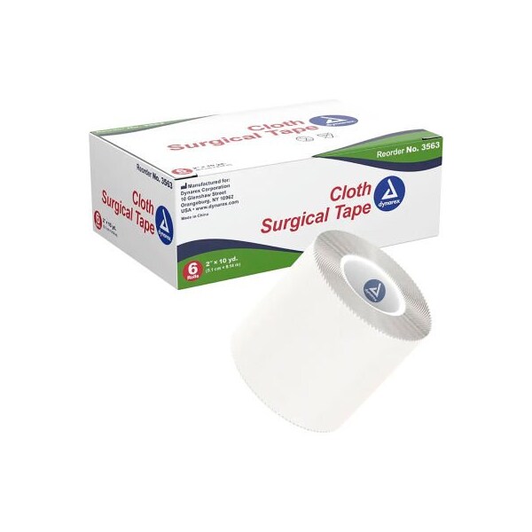 Dynarex Dynarex Cloth Surgical Tape, 2inW x 10 yards, Pack of 72 3563 - main